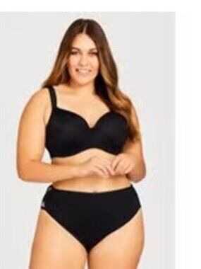 Avenue Body - Microfiber X Black Briefs (2) - Size 22/24